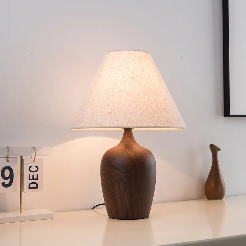 

Creativity French Desk Lamp Artistic Bedroom Bedside Lamps Antique Floral Cloth Lamp Sofa Japanese Eye Protection Reading lamp