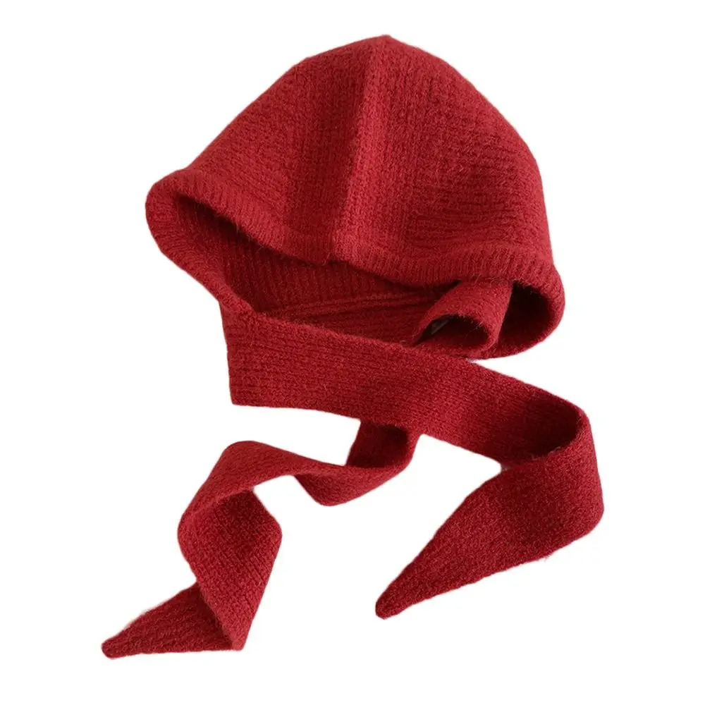 Fashion Warm Winter Hat Cute Thickened Bomber Hat Neckerchief Bucket Hat for Women