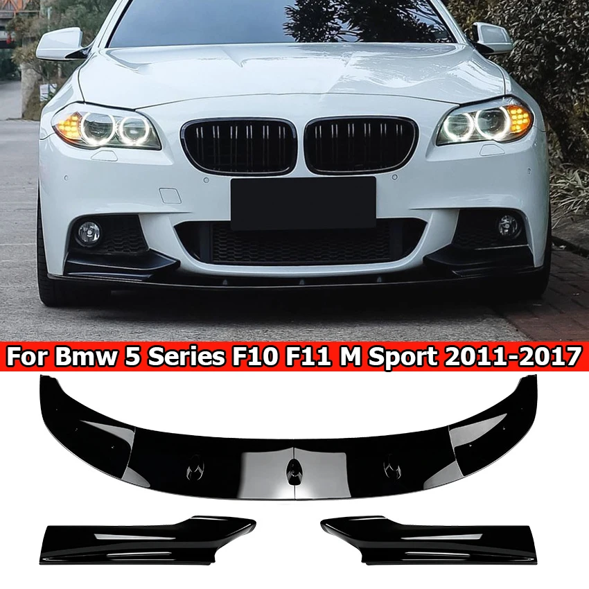 

Для Bmw 5 серии F10 F11 M Sport 2011-2017 комплект передних бамперов для губ, спойлер, диффузор, защита Бампера