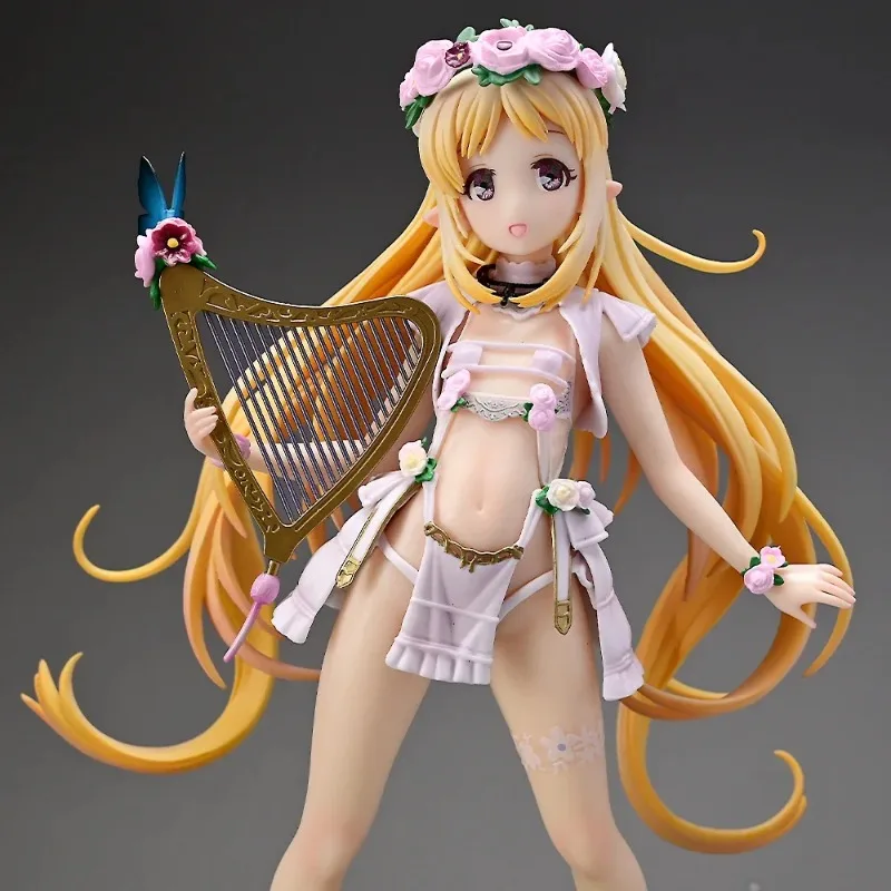 Figuras de acción de Anime Merum Elf Village Atsumi Melum, estatua linda de PVC, juguetes de adorno, regalos, 24cm