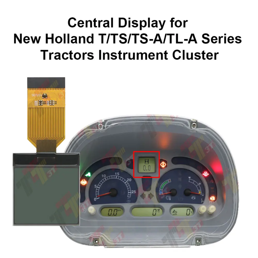 

Central LCD Display for New Holland T TS TLA TSA Series Tractors Instrument Cluster