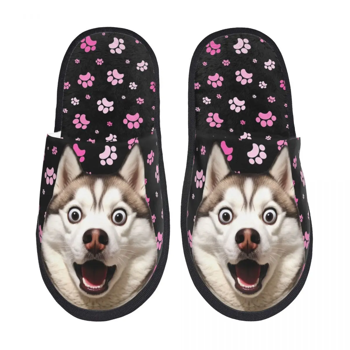 

Тапочки для дома с индивидуальным дизайном: мемы с фотографиями собак и кошек для женщин, любителей животных