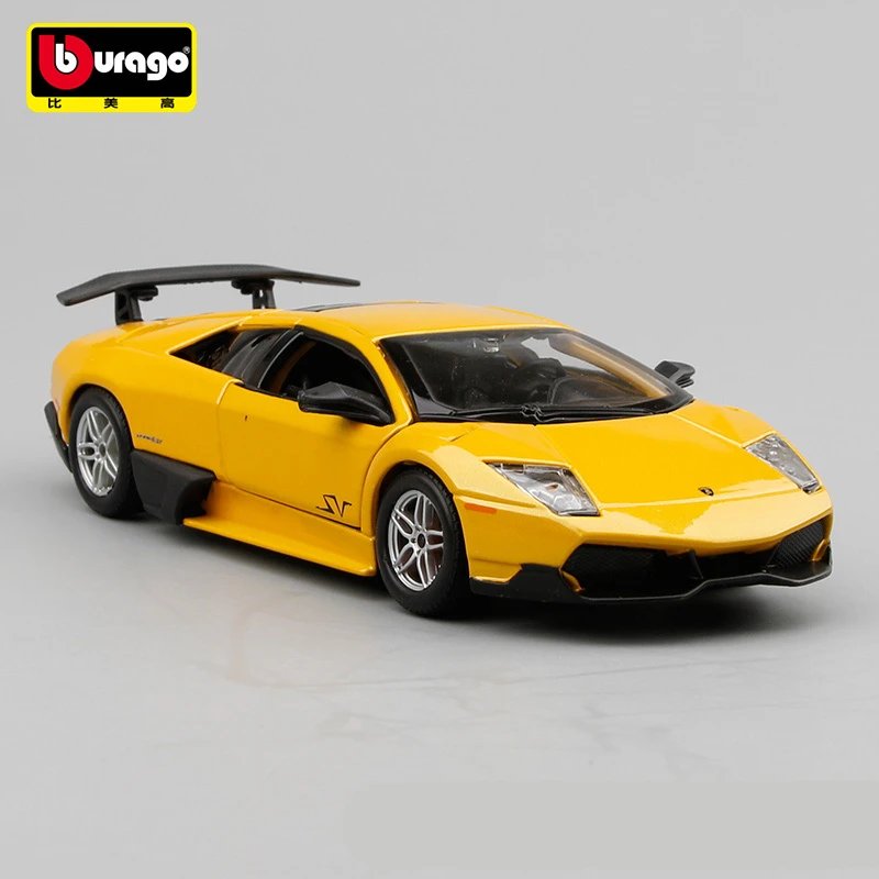 Bburago 1:24 Lamborghini Murcielago LP670-4 SV Alloy Sports Car Model Diecast Metal Racing Car Vehicles Model Childrens Toy Gift