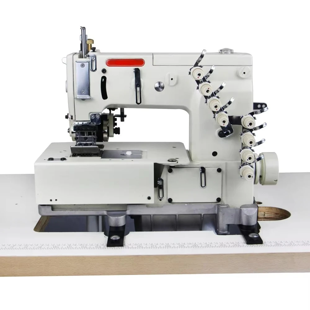 4-needle Double Chain Sewn Jeans Belt Sewing Machine