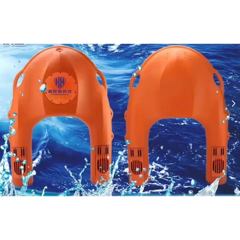 High Quality XHXRescue Autonomous Electric Buoy Boat Lifesaving HDPE Material Water Swimming Towed Rescue Float Control Ring