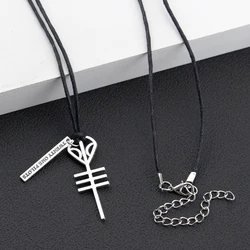 Twenty One Pilots Necklace Commemorative Gift, Silver Alloy Necklace Decoration, Men's Best Gift