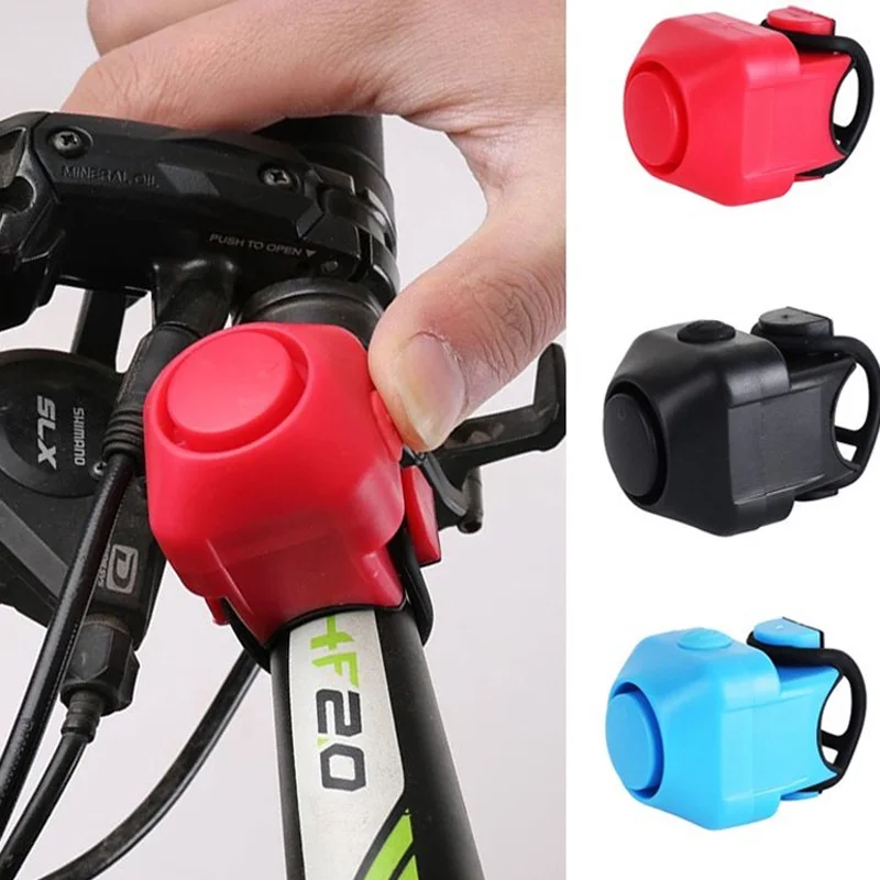 Bicycle Bell Electric Horn 130dB Electric Anti-theft Alarm Horn Loud Alarm Ring Bell Road Bike Cycling Accessories