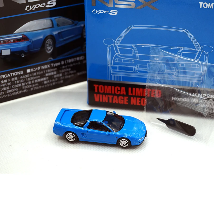 Tomytec tlv 1:64  n226c/n228c Honda nsx 90/97 style Die-cast alloy car model collection display gifts