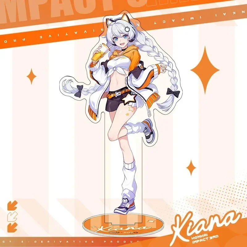 Game Honkai Impact 3rd X Elysia COCO Joint Cosplay Thema Sets Kiana Stand Badge Sleutelhanger Anime Cartoon Accessoires Kerst Geschenkdoos