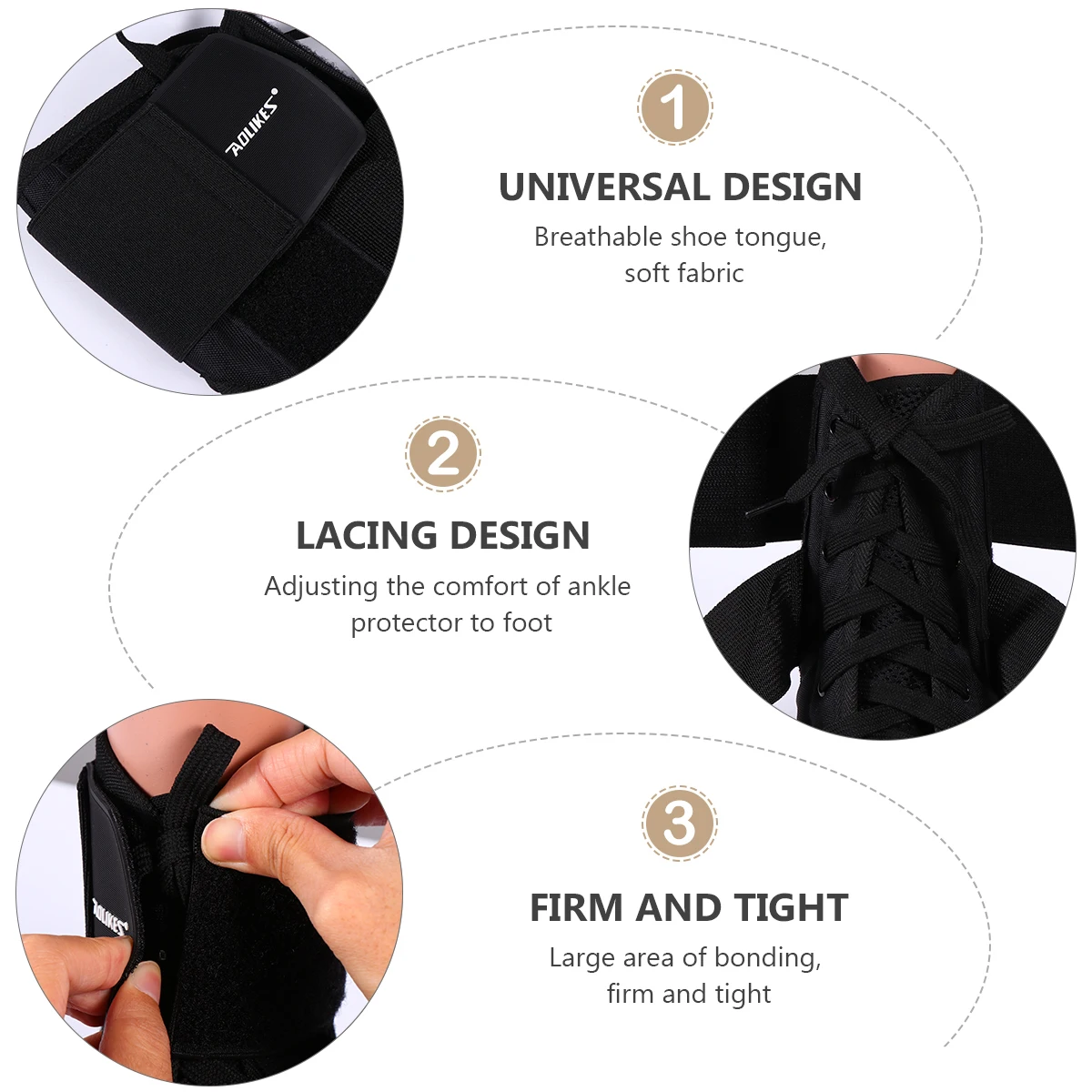 

Поддержка лодыжки, спортивный бандаж, защитная шина, регулируемая герметичность, прочный, практичный, долговечный, предотвращает лечение травм