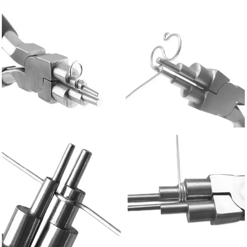 6 كماشة مجوهرات الكربون الصلب جولة الأنف إبرة زردية طويلة الفكين ل 3-10 مللي متر خواتم DIY بها بنفسك سلك وبير مجوهرات الكفالة كماشة صنع المجوهرات #3