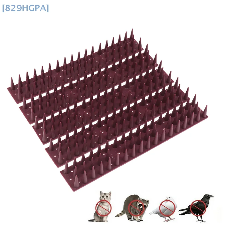 

【HGPA】1/5PCS Plastic Anti Cat Anti Pigeon Birds Repellent Spikes Pest Plastic Anti Bird And Pigeon Spikes Bird Repeller
