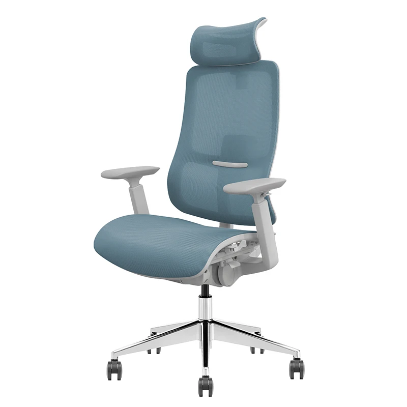 Office Chairs For Staff, Ergonomic,Commercial Ergonomic Office Chair For Office Projects With Adjustable Seat Depth And PU Wheel