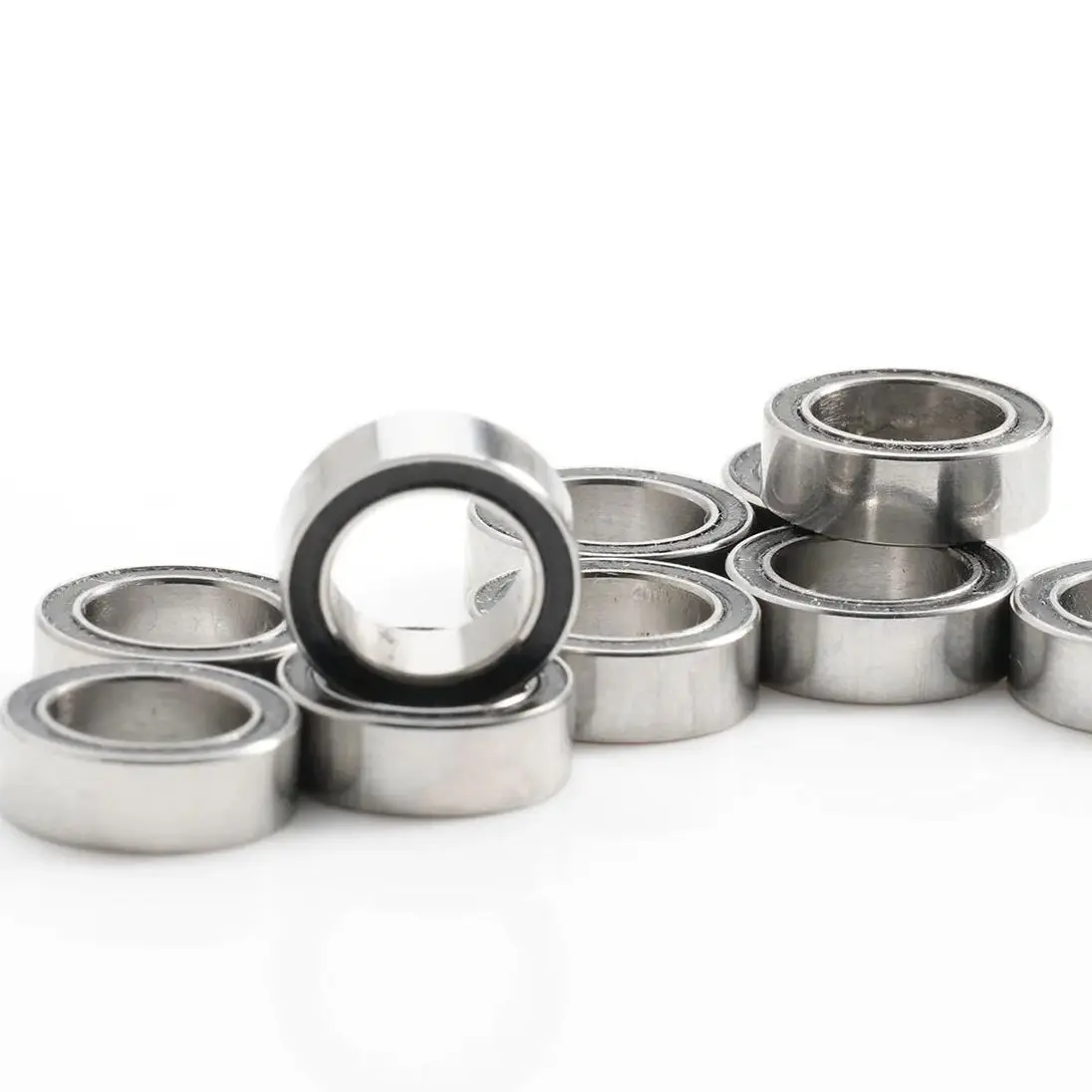 R168RS Lager ABEC-7 10Pcs 1/4 "X3/8" X1/8 "Inch Miniatuur R168 2RS Bal lagers Voor Rc Model Onderdelen R168-RS RI-614DD