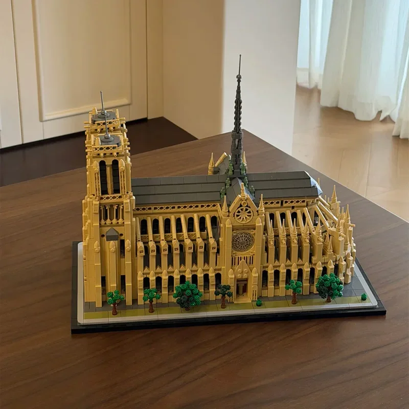House Decoration Building Block Set 4383 Pieces Bricks for Birthday Christmas Anniversary Party Gifts