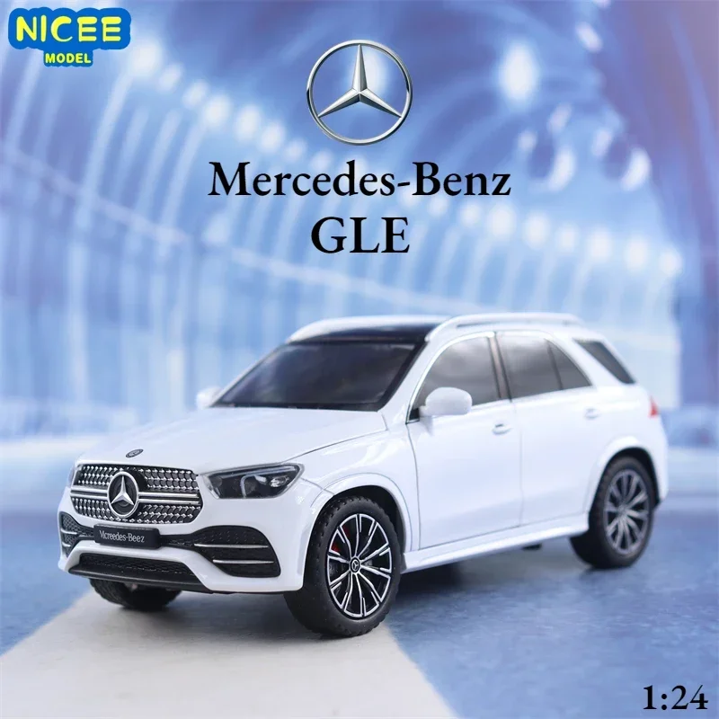 1:24 Mercedes-Benz GLE350 SUV High Simulation Diecast Metal Alloy Model car Sound Light Pull Back Collection Kids Toy Gifts A634