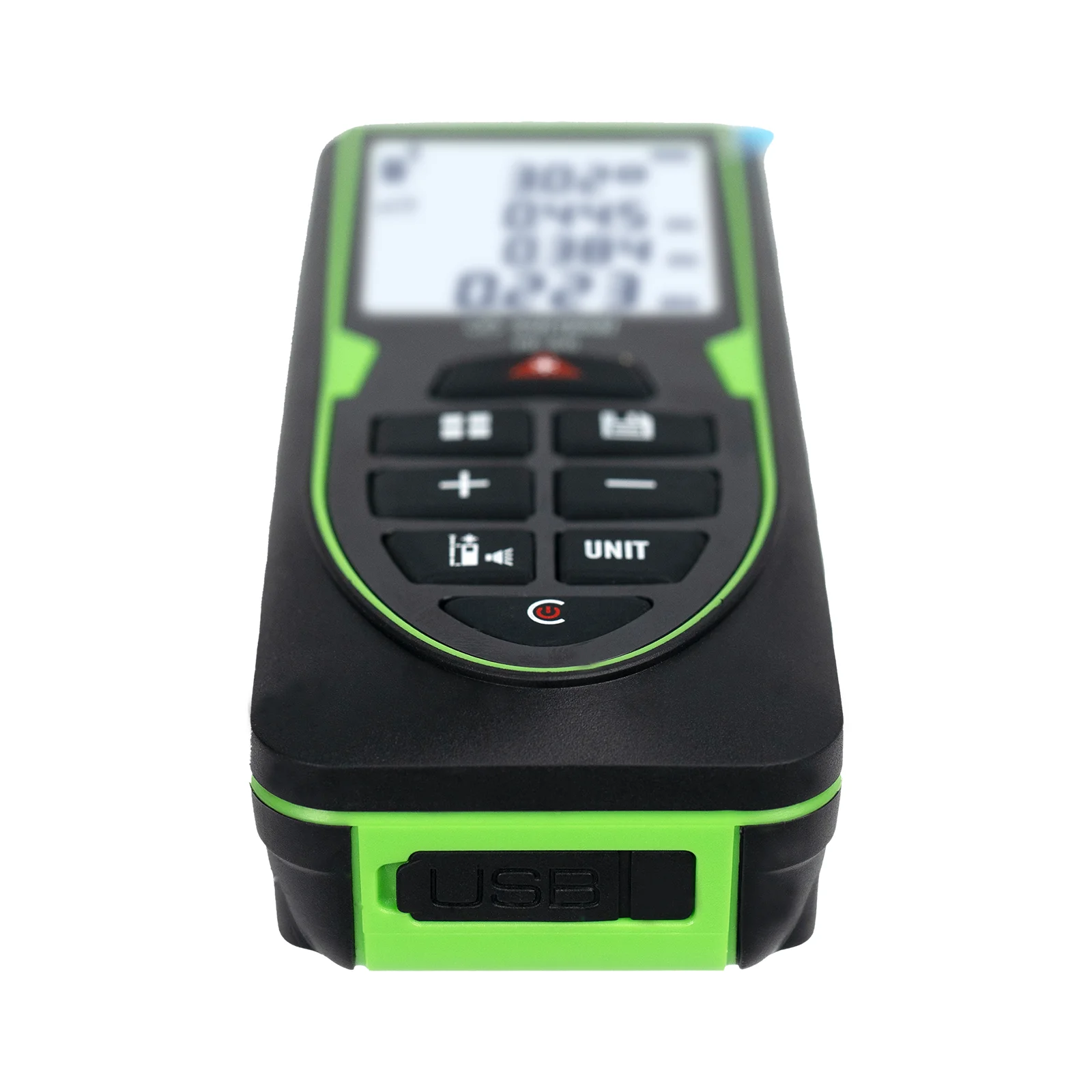 جهاز تحديد المدى بالليزر الأخضر 120 متر 60 متر يده شريط ليزر رقمي قابل لإعادة الشحن أداة قياس المسافة