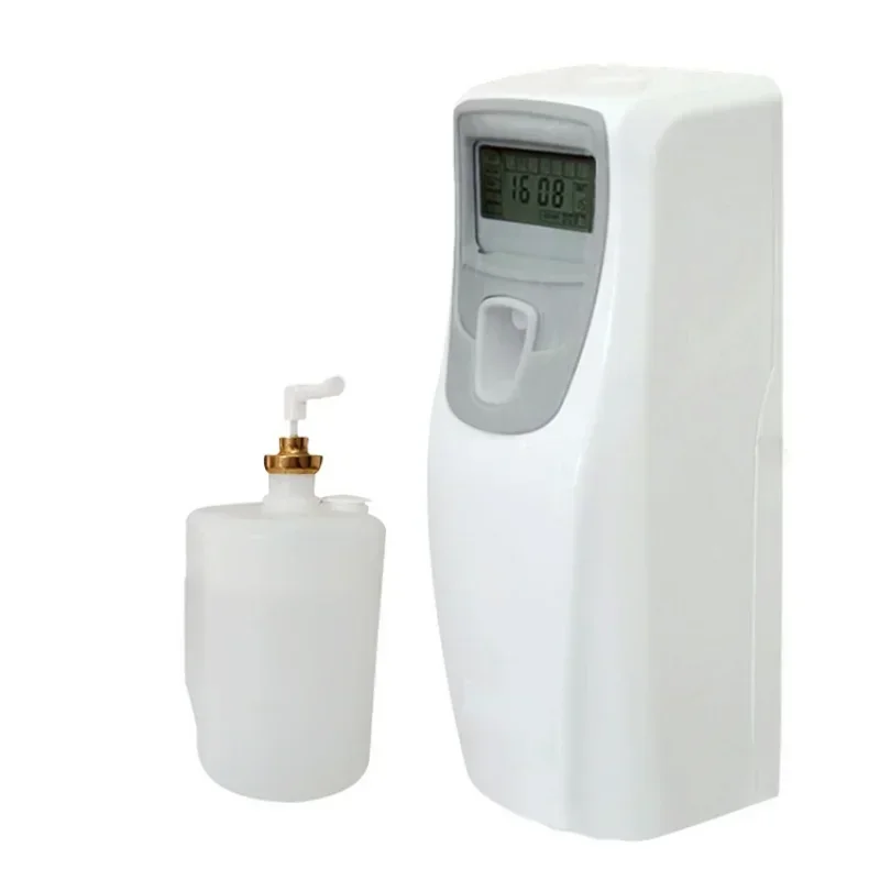 Automatic Fragrance Sprays Programable LCD Perfume Dispenser with Cans Put in Alcohol or Disinfectant for Office Sprayer Water