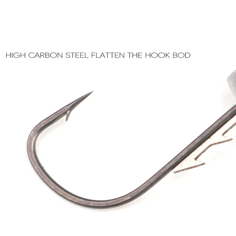 5pcs Jig Head Hook 2.5g/3.5g/4.5g/6g Rockfish Exposed Head Hook Barbed Hook Trout Soft Worm Lure Jig Fishing Hook