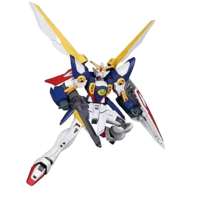 EW Wing XXXG-01W Tipo Zero Prototipo senza peli Hg 1/144 Assemblare il modello Action Figures Ornamenti per il desktop Giocattolo Regalo da collezione