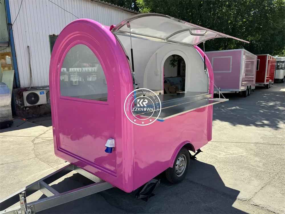 

Mobile Food Truck Coffee Shop Custom Street Restaurant Snack Pizza Kiosk Ice Cream Cart Fully Kitchen Equipments Food Trailer