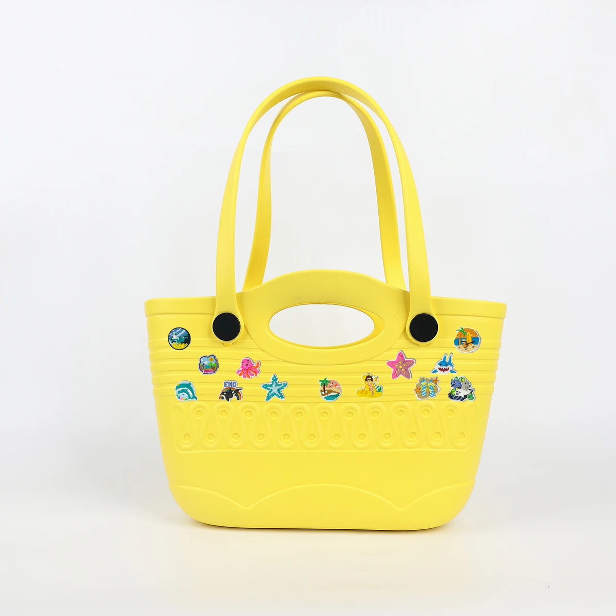 

Fresh Summer Marine Life Eva Tote Bag for Women, Suitable for Work, Commuting, Leisure Outings, and Camping. Available for All Seasons, Suitable for Women and Children to Carry Multiple Items to Meet Daily Storage Needs. Features Detachable Handle and Dec