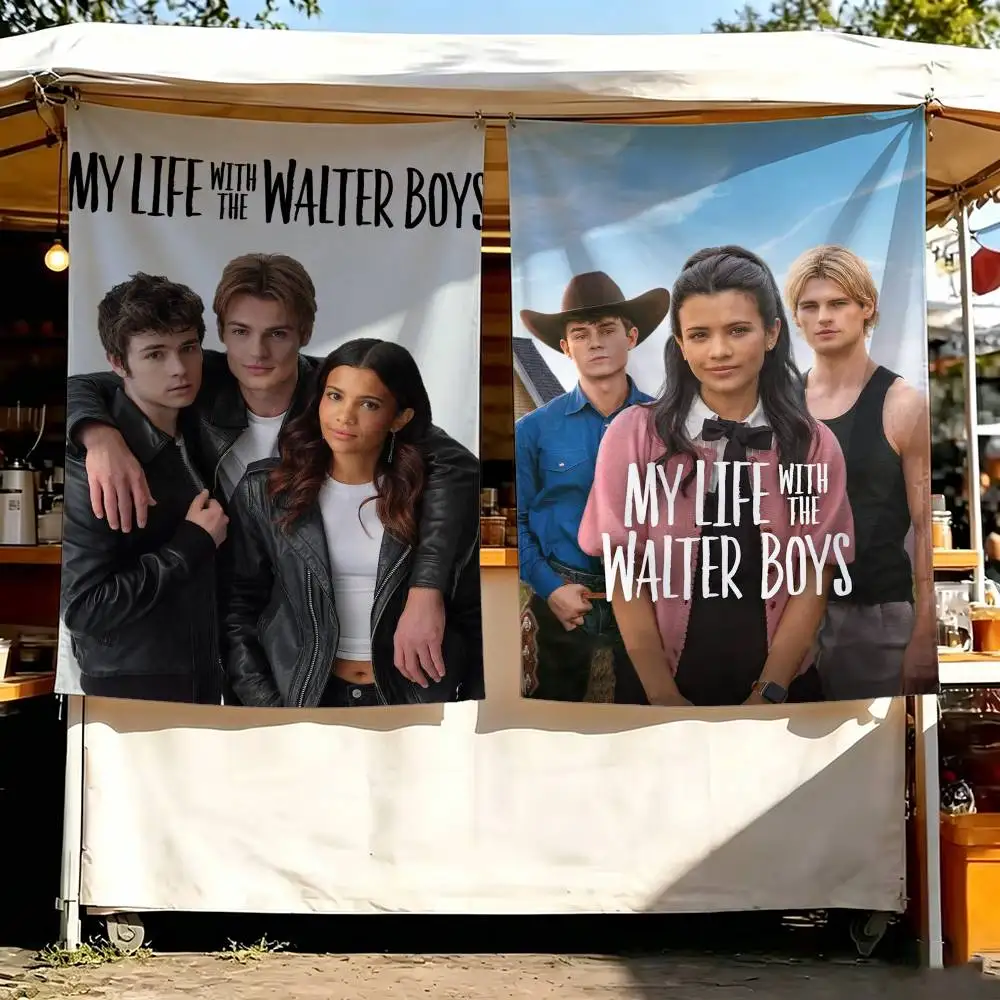 My life with the walter boys Flags Wall Hanging Background Art Banner for Bedroom Home Outdoor Decor