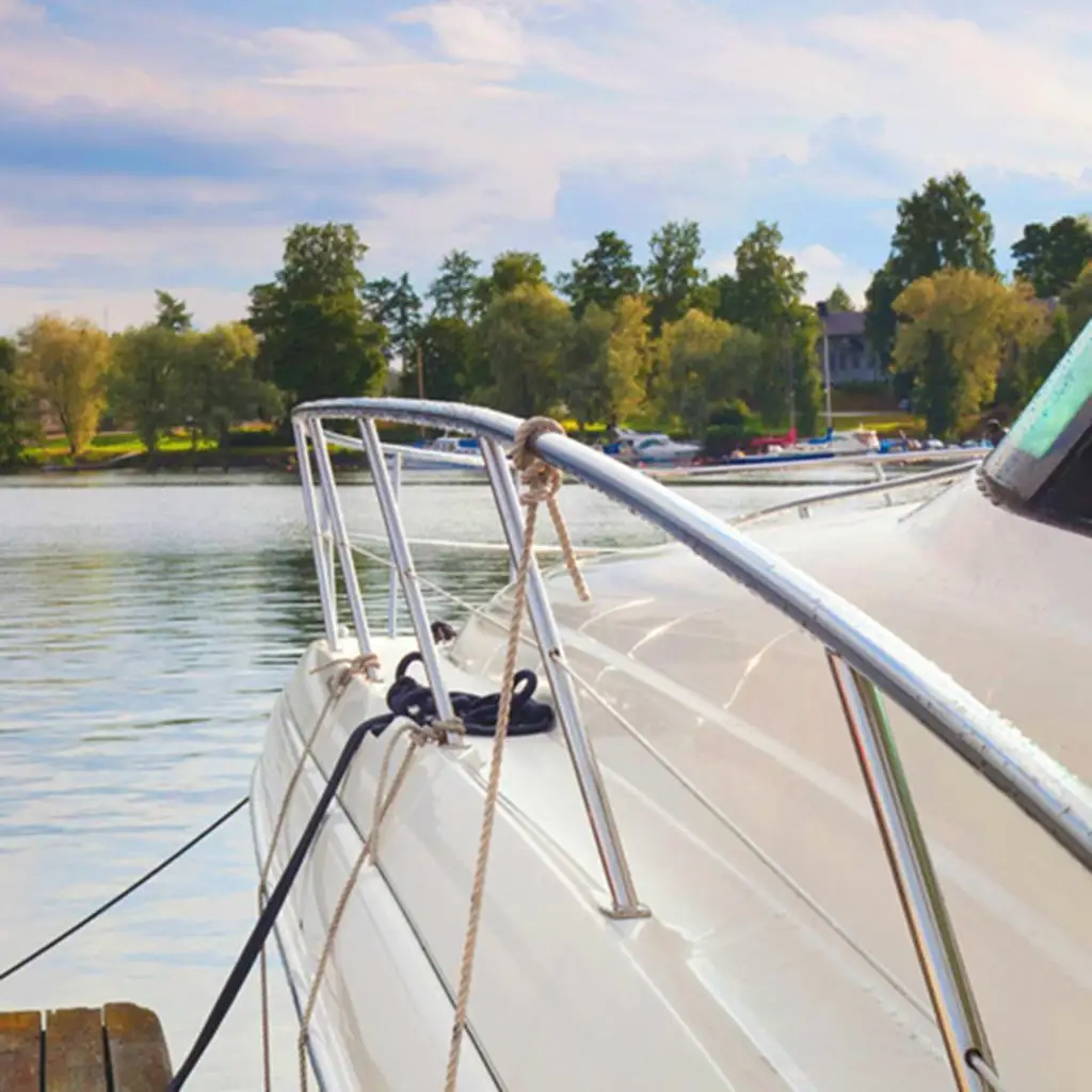 Boat Hand Fitting 30/45/ Degrees 316 Stainless Round Bottom 22 /