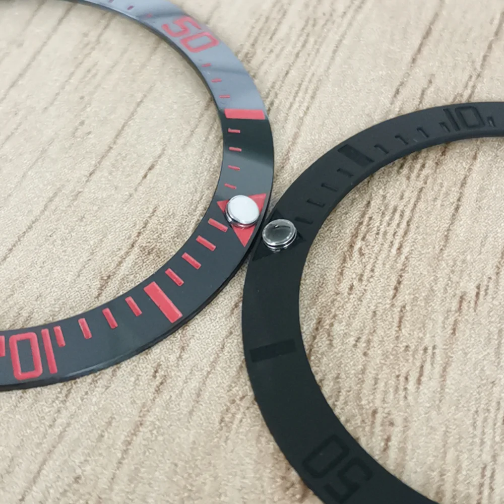 New Watch Bezel 30.5-38mm Ceramic Watch Bezel Men's Watch Modified Accessories Watches Inserts for Watchmakers