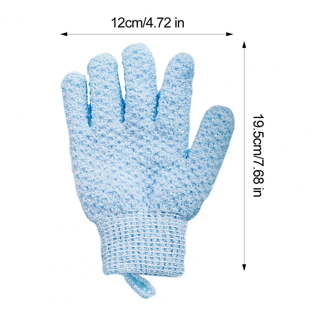 Exfoliation Glove Exfoliating Bath Scrub Gloves Double-sided Design Gentle Exfoliation Skin Care Mitts for Smooth Radiant Body