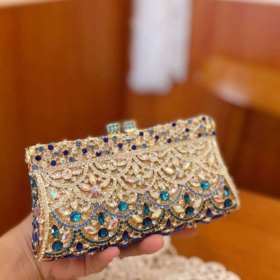 

Роскошная обеденная сумка Изысканное вечернее платье Сумка-клатч знаменитостей Сумка-мессенджер с блестящими бриллиантами