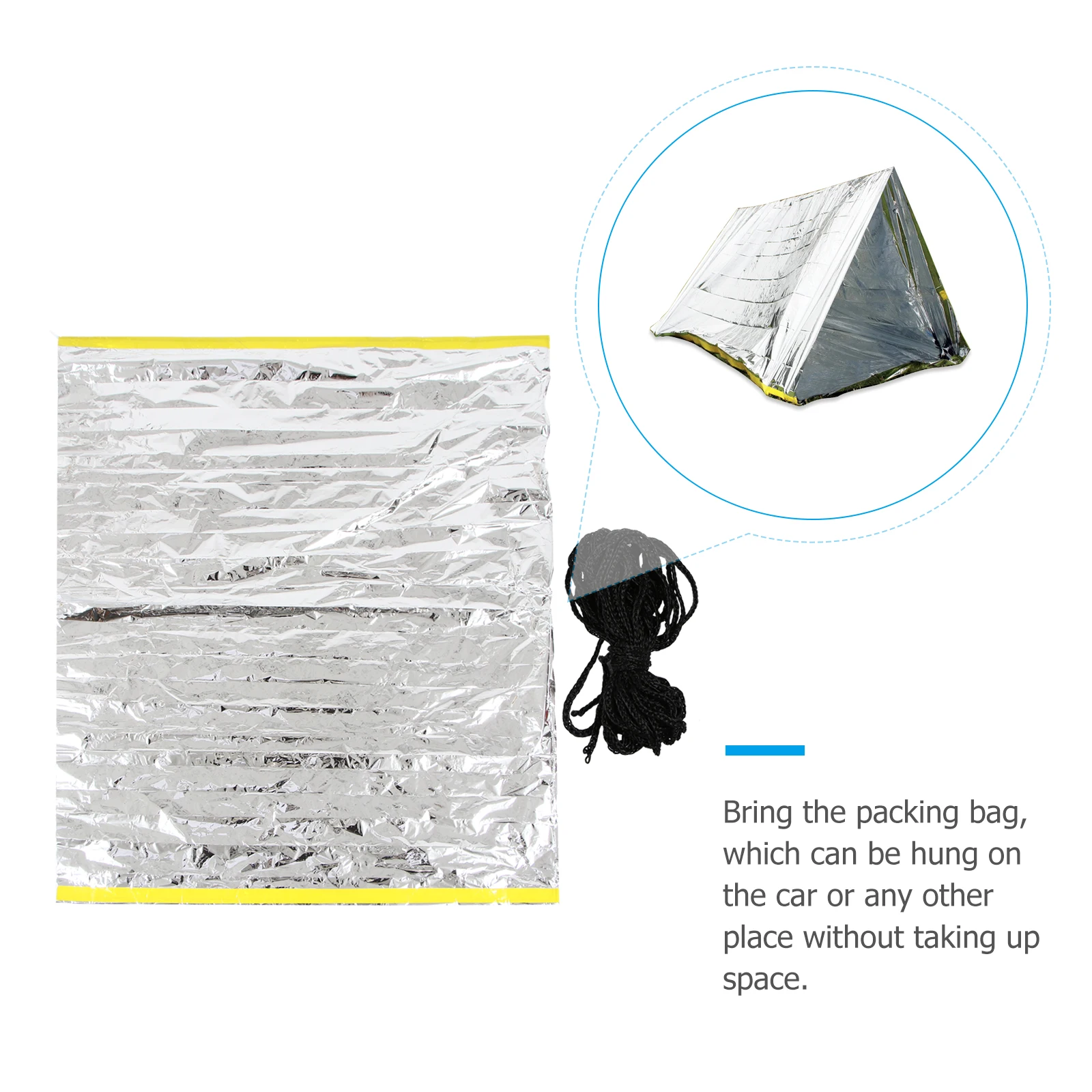 

Portable Waterproof Foldable Tent Outdoor Camping Shelter For Travel Hiking Fishing Lightweight Durable Relief Tent With Storage