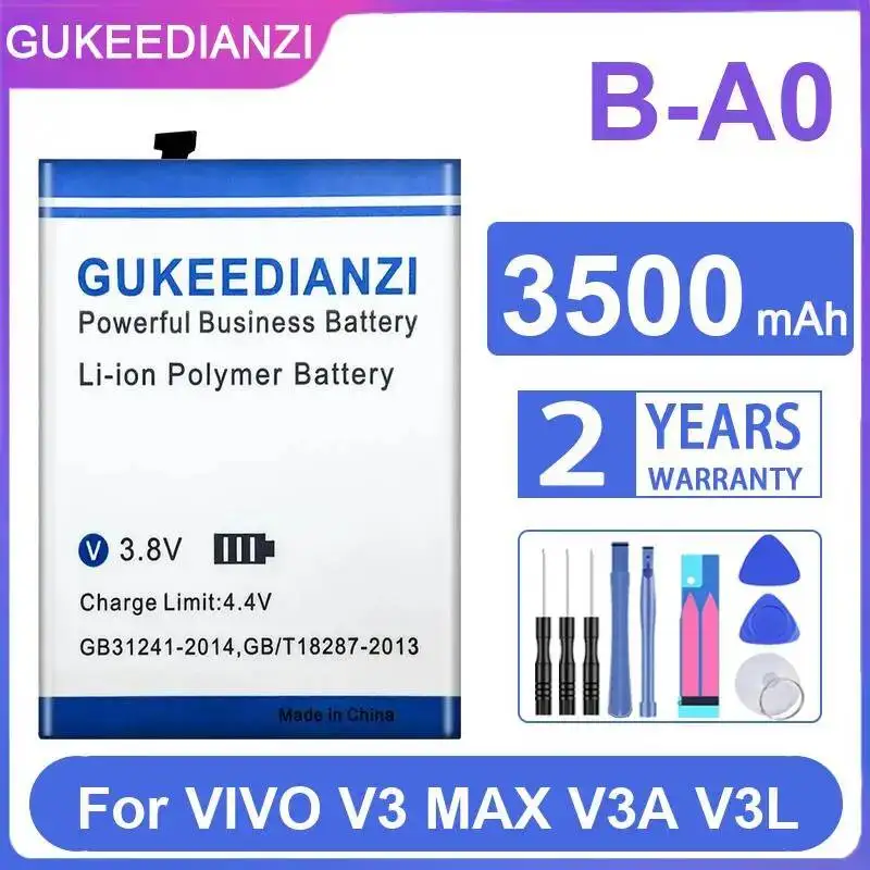 

3500 мАч надежное питание для Vivo V3 Max V3A V3L высокопроизводительный аккумулятор для мобильного телефона B-A0