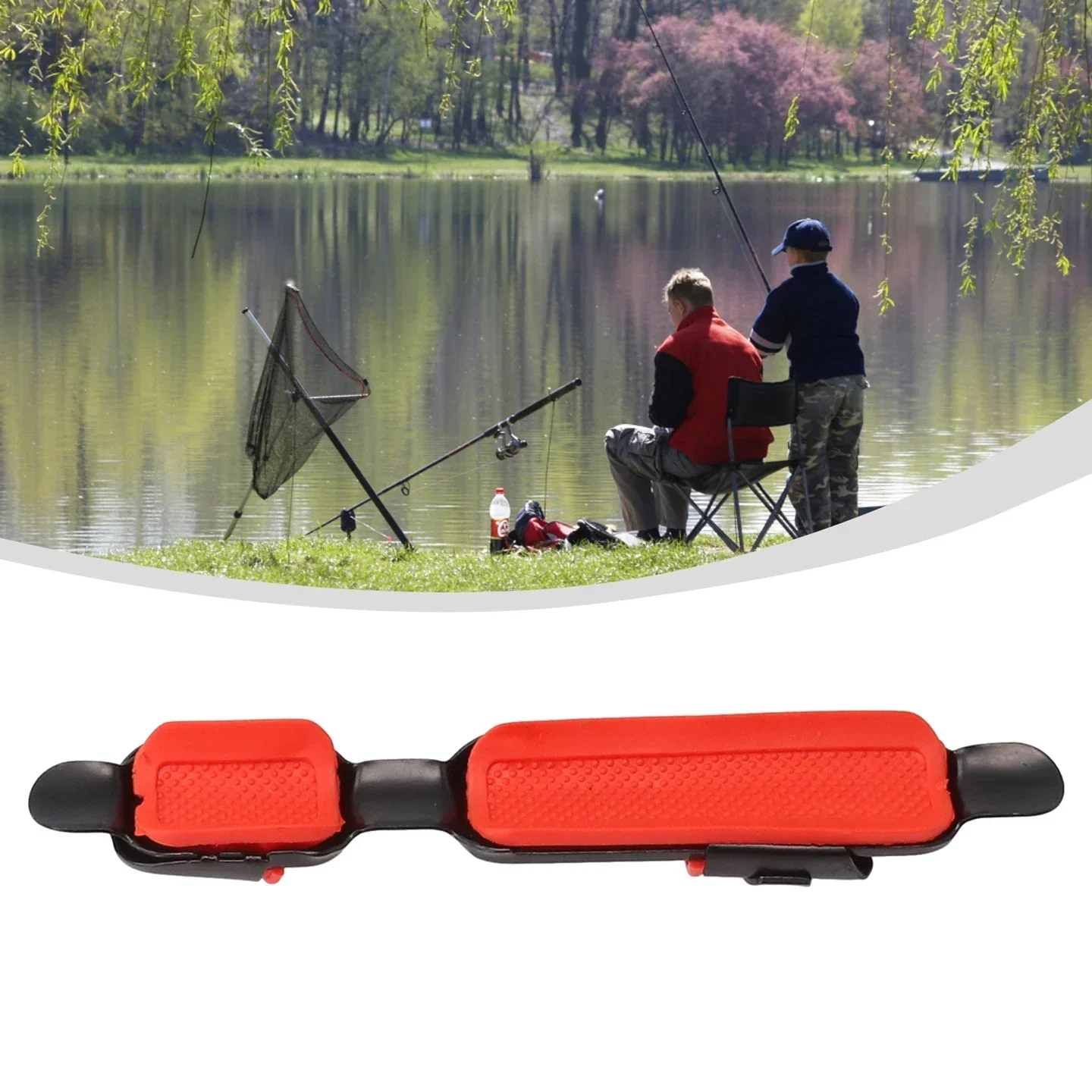 

Supplies Fishing Reel Seat Accessories Metal Rubber Pole Saltwater Support Fish Rod Fly fshing Holder