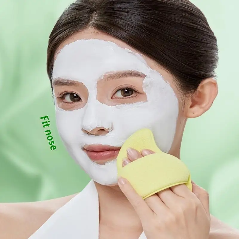 1pcs Exfoliating Cleansing Puff Blackhead Removal Mud Mask Face Wash Sponge Cleaner Makeup Remover Foam Sponge Face Clean Pads