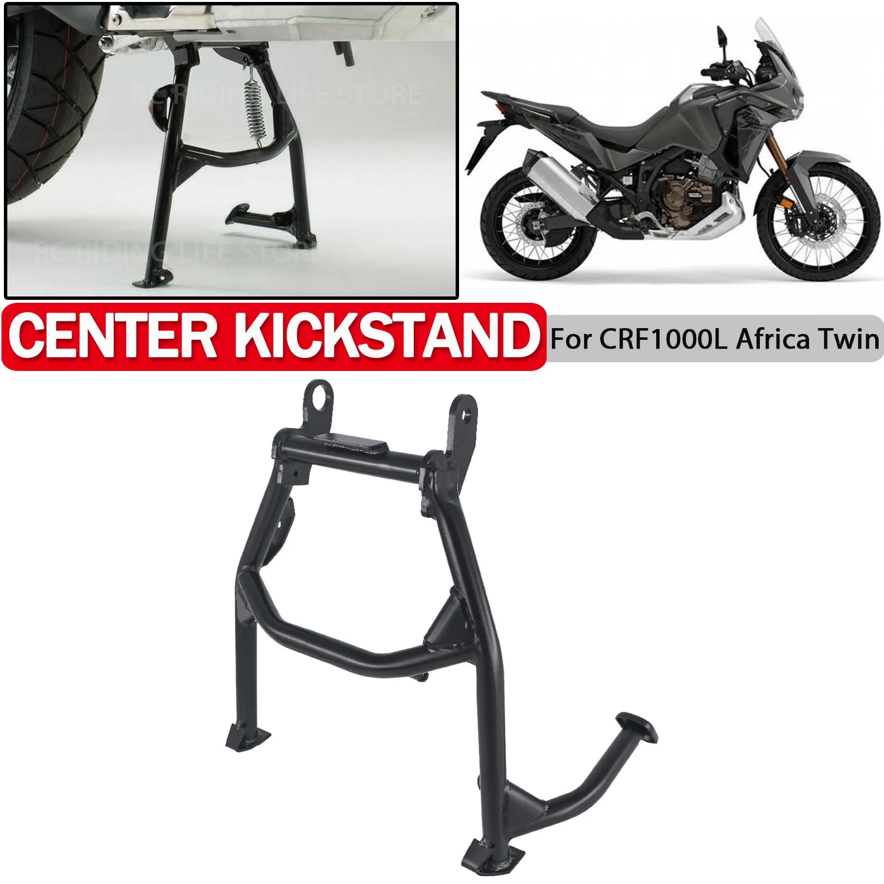 Motorcycle Middle Center Kickstand For Honda CRF1000L CRF 1000L CRF1000 L Africa Twin Kick Stand Holder Parking Support Bracket