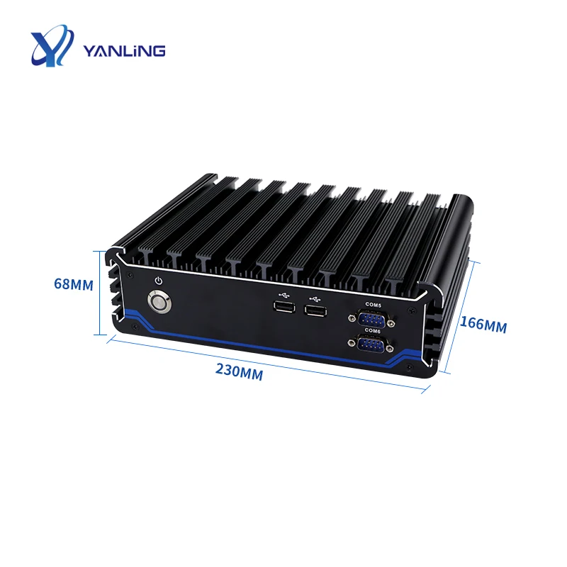 Hot Style Onboard In Tel Core I7 1165G7 Embed Pc COM5 RS232 COM6 RS485 Industrial Pc