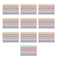 1500PCS Child Reward Stickers Motivational Stickers for Child Teacher Classroom Behaviour Reward Sticker Star Decals 594A