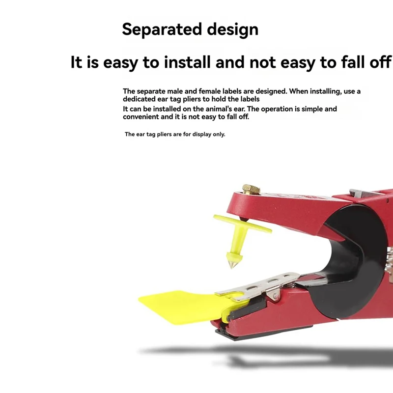 N75R-10 Pz RFID Uhfanimal Ear Tag ISO18000 6C Electronic Ear Tag Rfid Uhf Tag 860-960Mhz LF 134.2Mhz