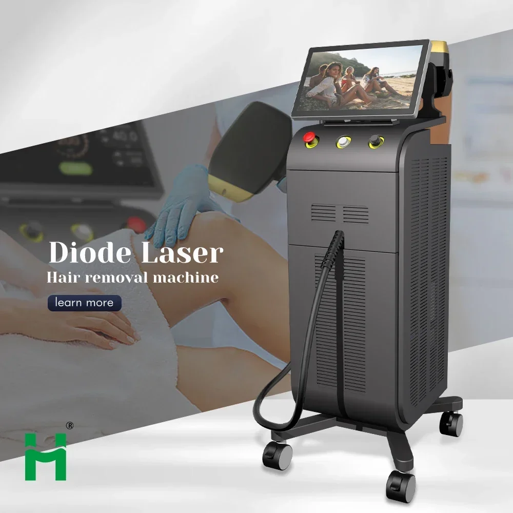 New Ice Diode Laser XL Triple Waves 755 808 1064nm Laser Hair Removal Performance Skin Rejuvenation With CE