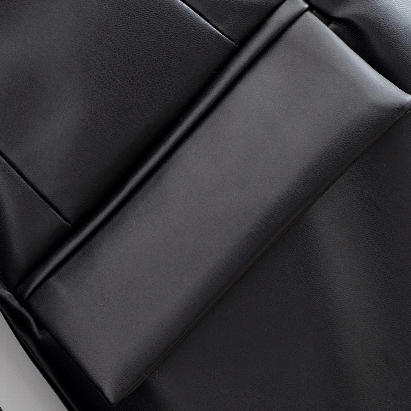 Faionable polyvalent femmes PU moto Jaet Street Sle Long Sve fermeture à glissière longueur régulière fibre de Polyester