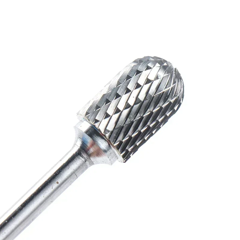 6mm C&CX Type Head Tungsten Carbide Rotary File Tool Point Burr Grinder Abrasive Tools Drill Milling Carving Bit Tools for Metal