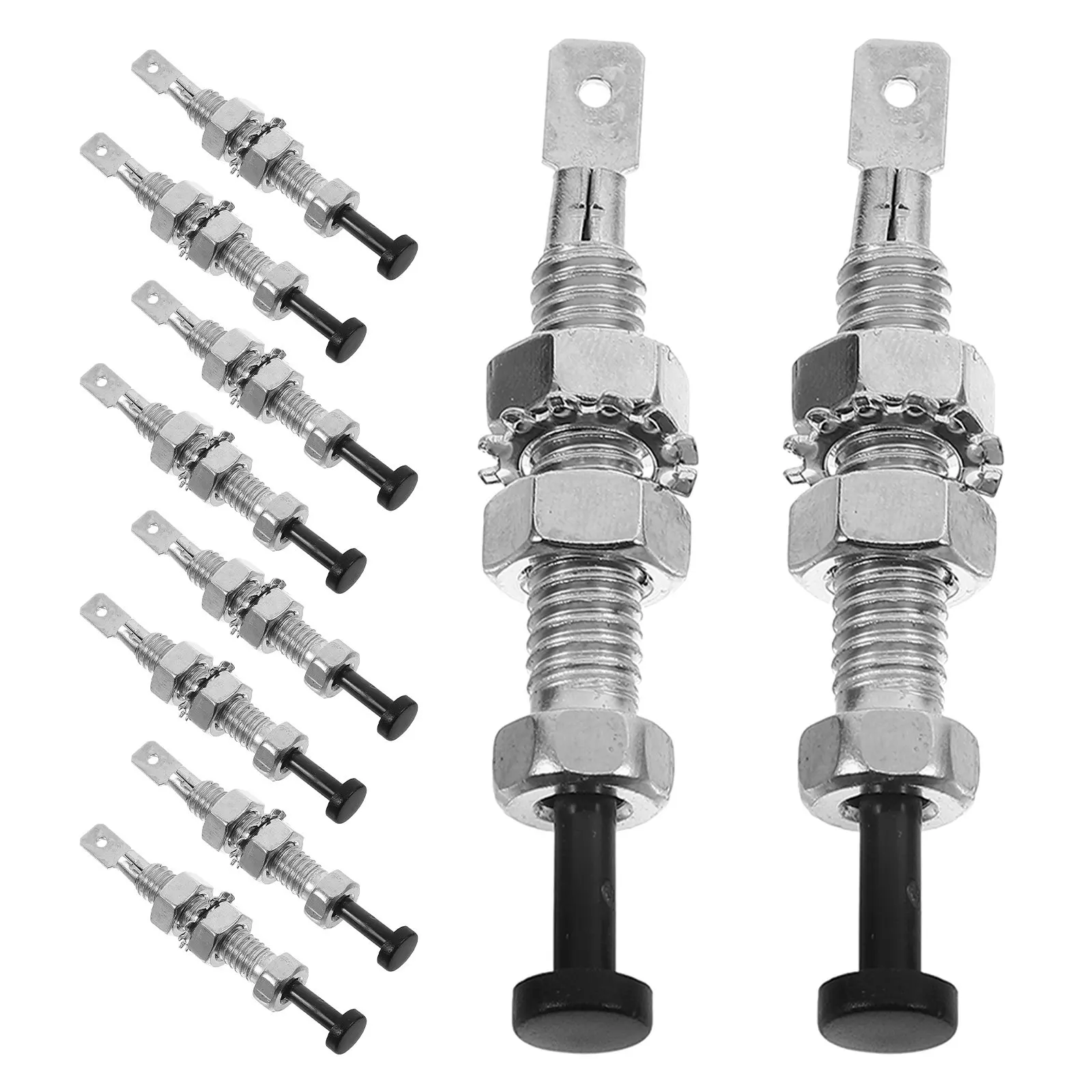 

10Pcs Automotive Door Pin Switch Replacement Adjustable Car Door Light Switch Button Universal Fit for Interior Lamp Status