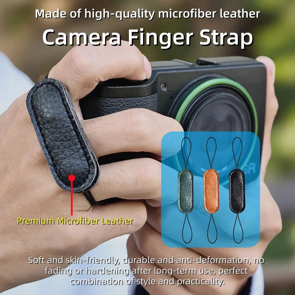 Camera Finger Strap Shoulder Wrist Portable Rope Lock Hand Ring Buckle for Ricoh GR GR2 GR3 GRII GRIII Photograph Accessories