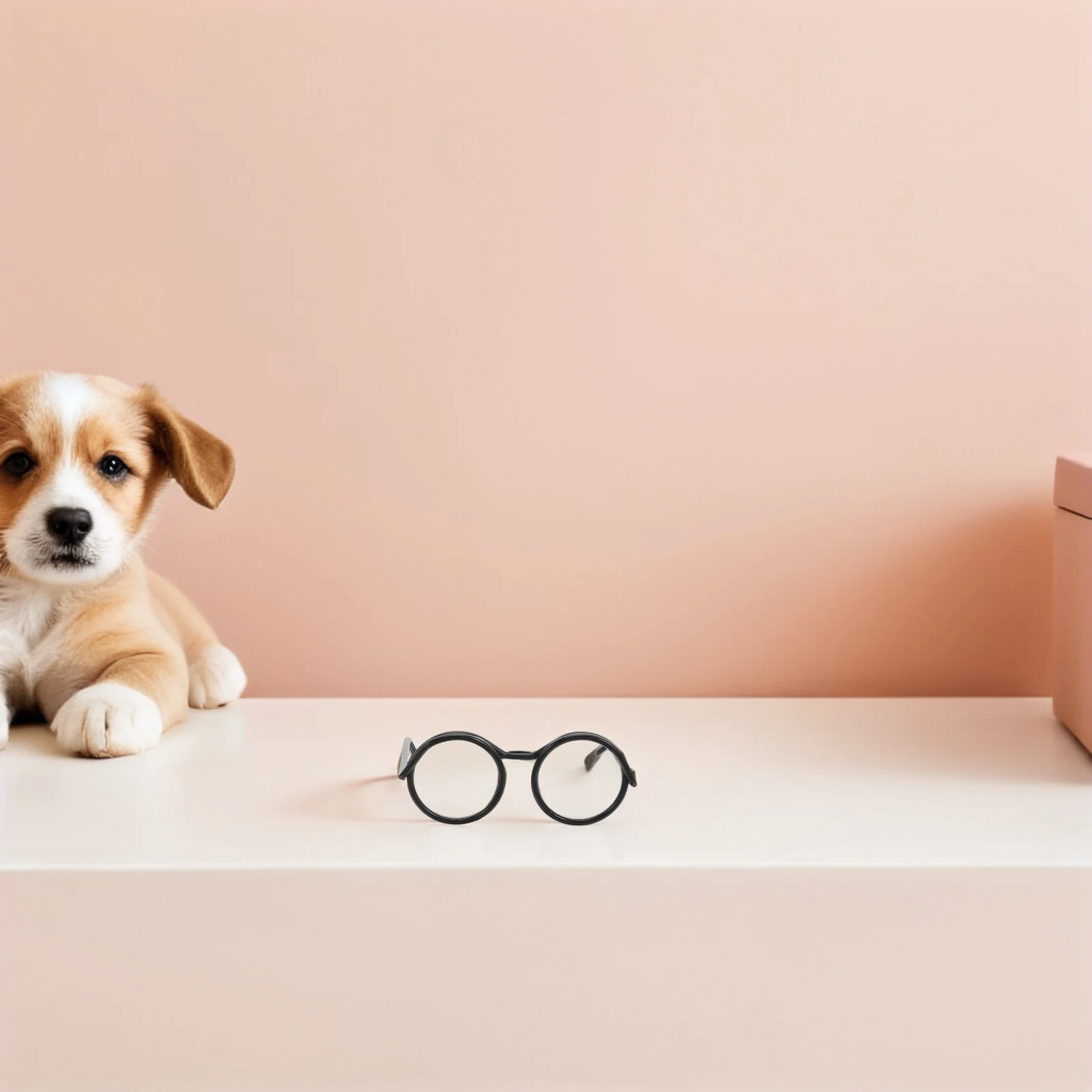 

50Pcs Tiny Eyeglasses for Crafts: Realistic Miniature Frames - Wire Rim Details - Ideal DIY Accessories for Dollhouse Displays