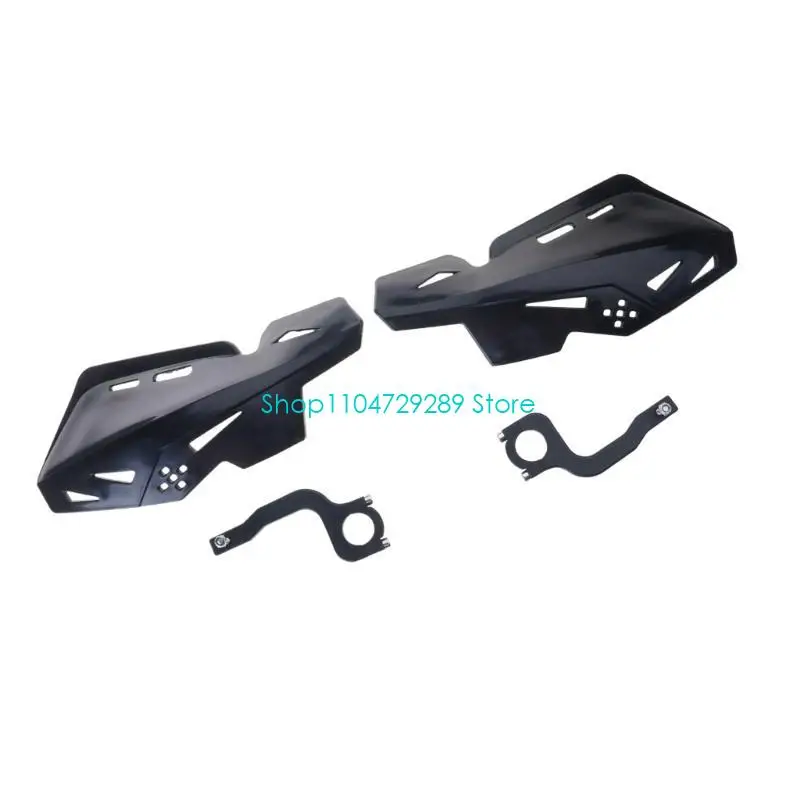 D8KE プラスチック金属オートバイウインドディフレクターハンドガードユニバーサルハンド保護全天候耐性簡単セットアップ