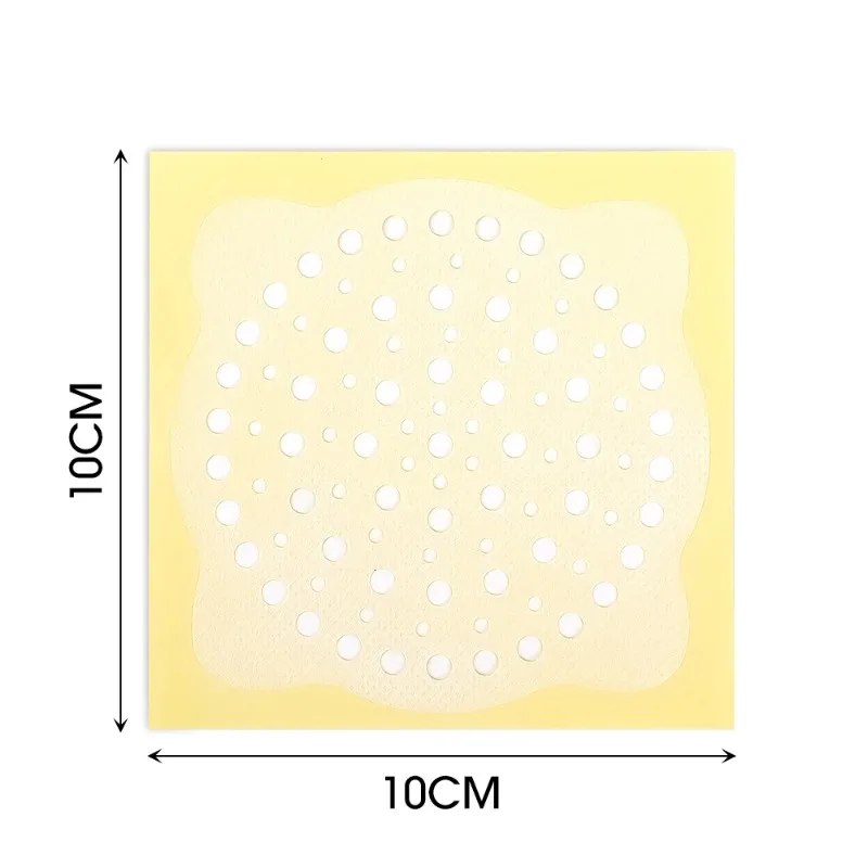 100/5PCS Disposable Floor Drain Stickers Anti-Blocking Filter Kitchen Bathroom Mesh Hair Filter Anti-Block Shower Hair Catcher