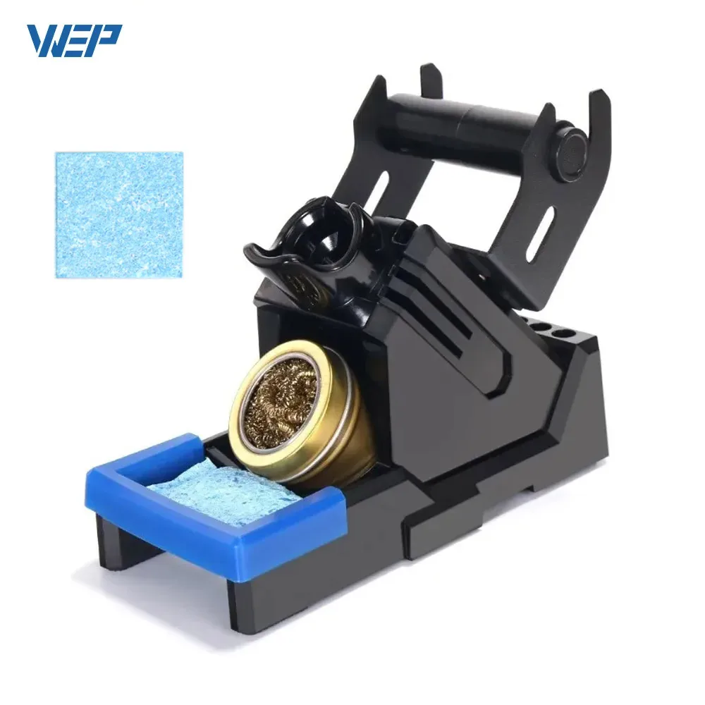 WEP Electric Soldering Iron Stand Holder With Welding Cleaning Sponge for Soldering Rework Iron Station