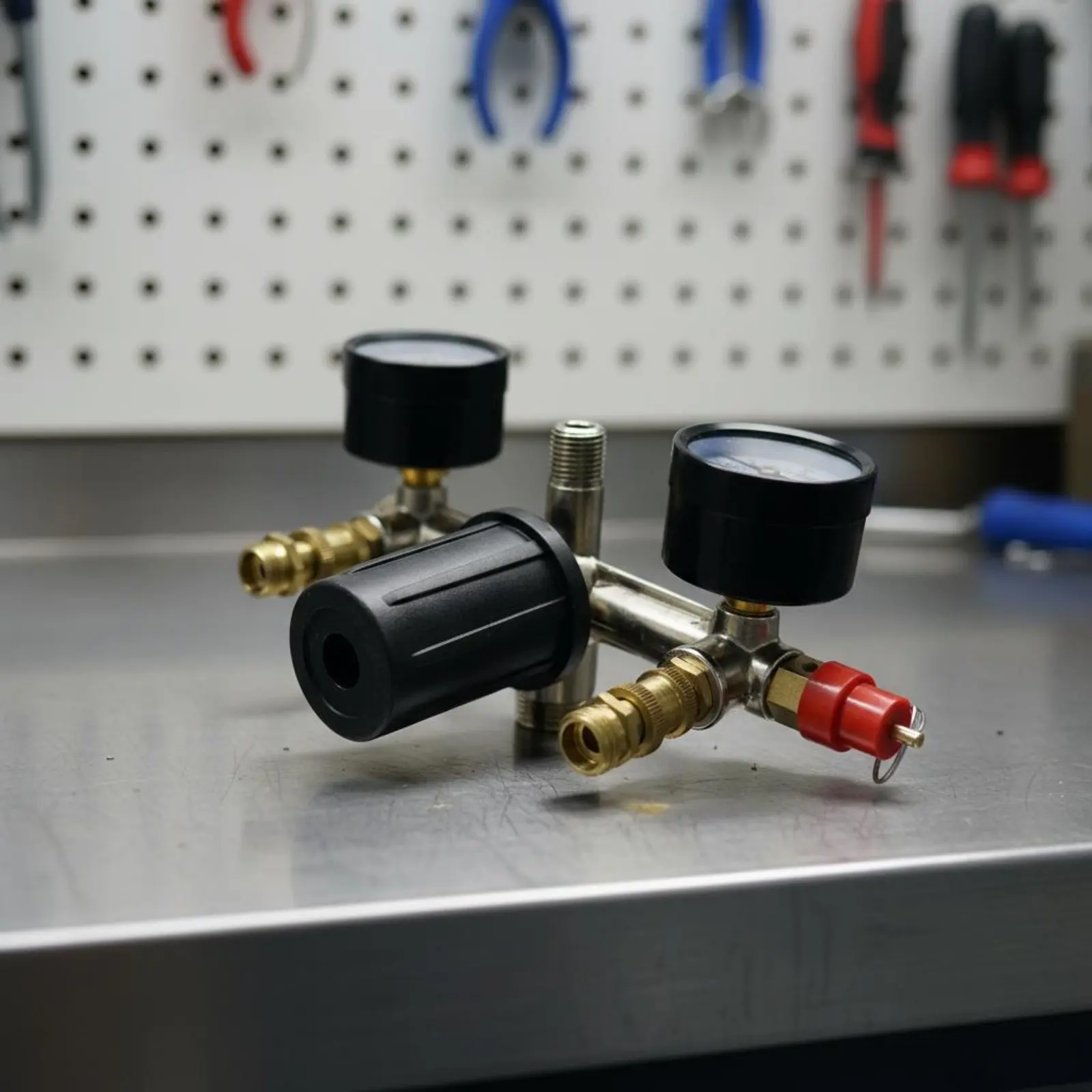 

Air Air System Outlet Manifold Fast Attach Fittings Air Hose Splitter Manifold Air-Powered Tool Part
