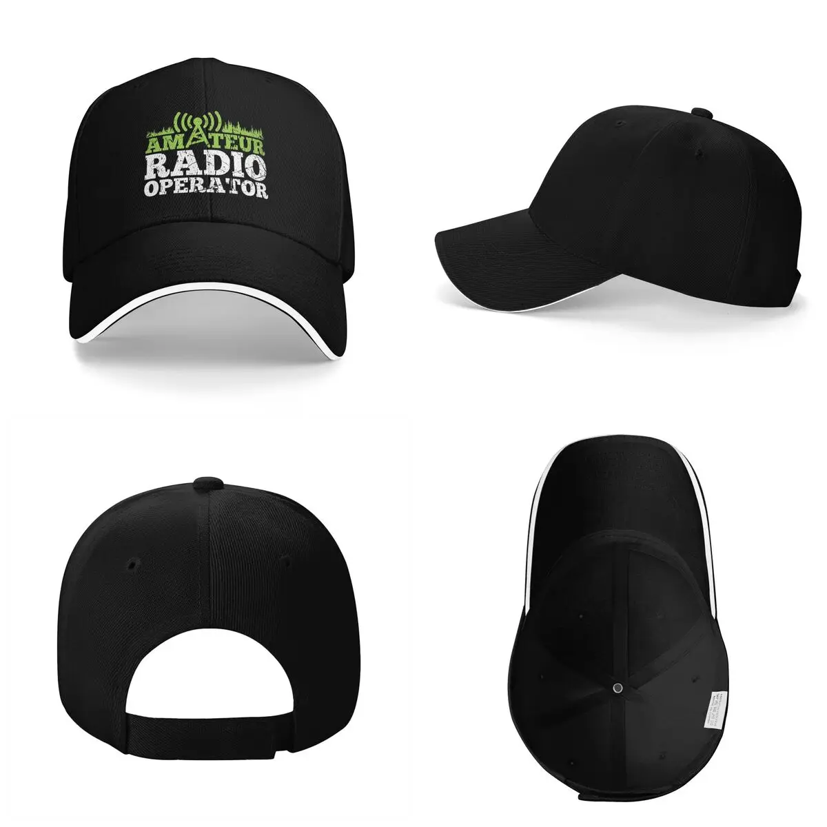 Unisex Baseball Hats Amateur Radio Operator Ham Radio Grunge Outdoor Streetwear Sports Baseball Caps Hip Hop Cap Casquette Hats